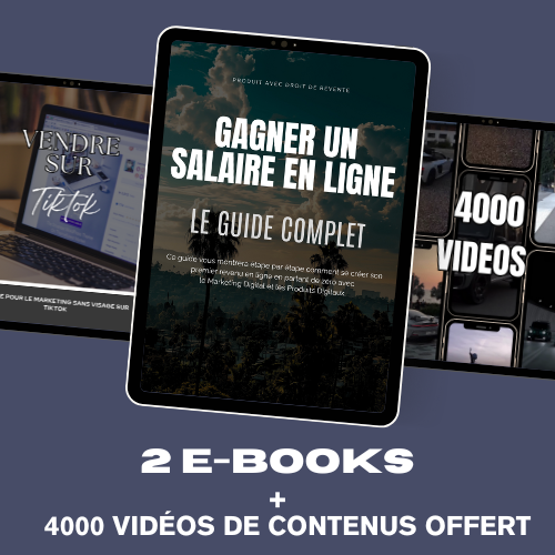 2 E-BOOKS +4000 VIDÉOS DE CONTENU